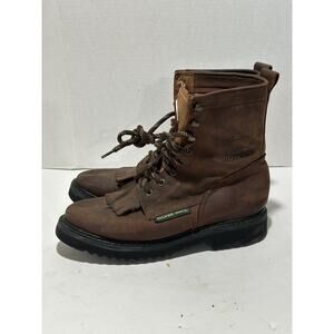 Silver Bull Mens Work boots leather waterproof oil resistance Sz men 8.5 - w 9.5